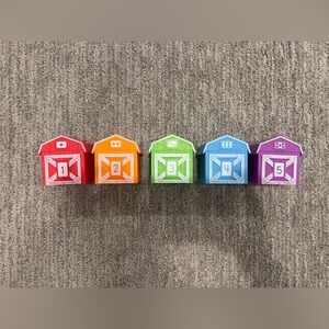 Learning Resources Colorful Numbered Toy Barns